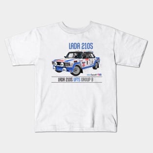 Lada 2105 VFTS Group B Front 05 Kids T-Shirt